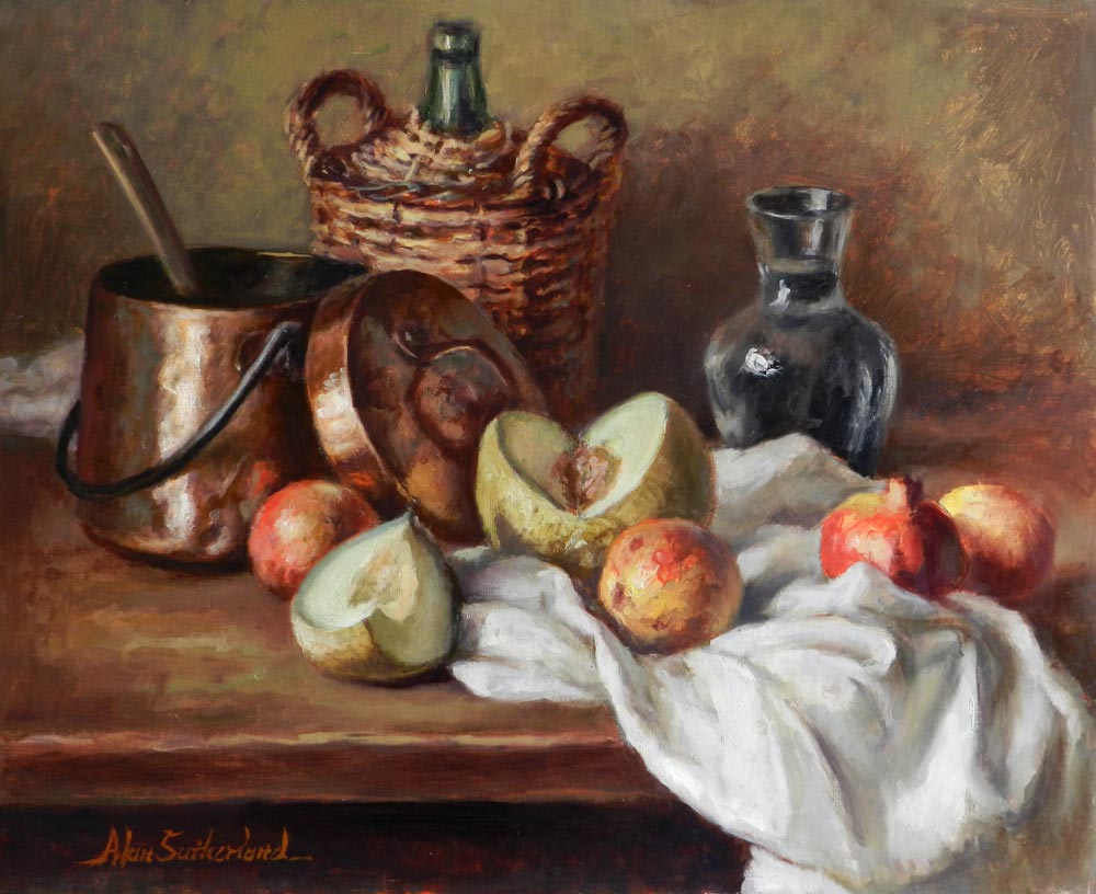 Still life - Cantaloupe