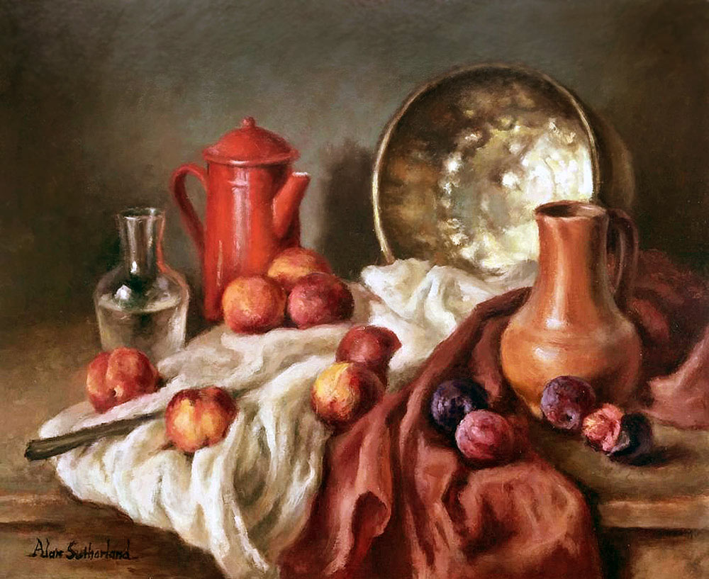 Still life - Peaches