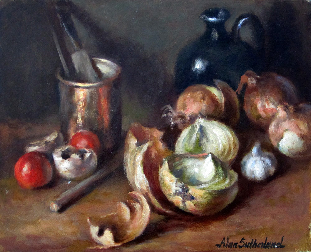 Still life - Onions